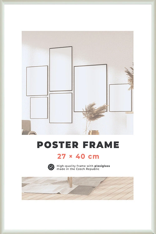 Cadre pour posters 27×40 cm - Plastique - Blanc 