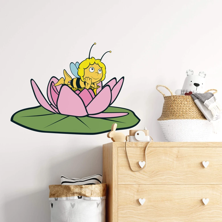 Maya the Bee on a flower Wall Sticker 
