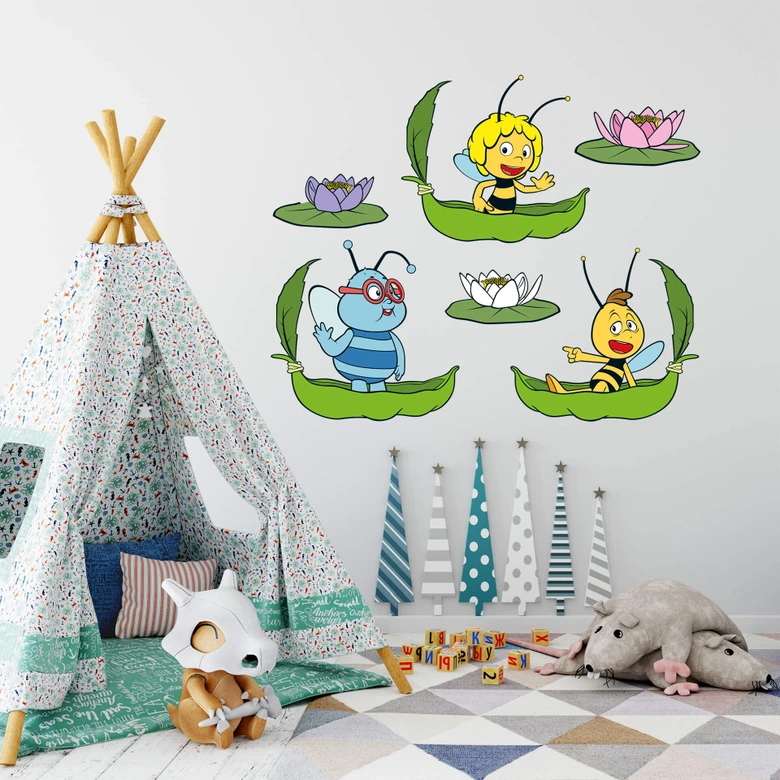 Maya the Bee Boats Wall sticker set 