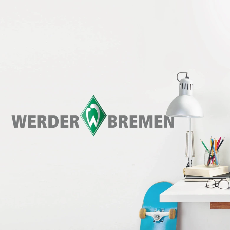 Wandtattoo Werder Bremen Schriftzug 