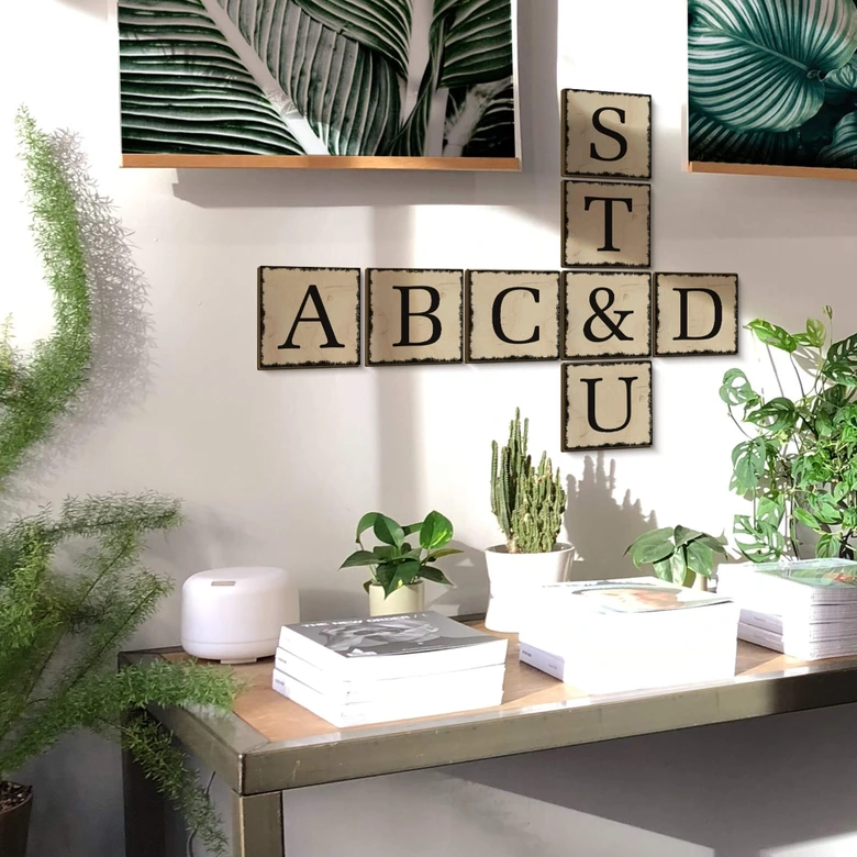 Wooden Decorative Letters - Shabby 
