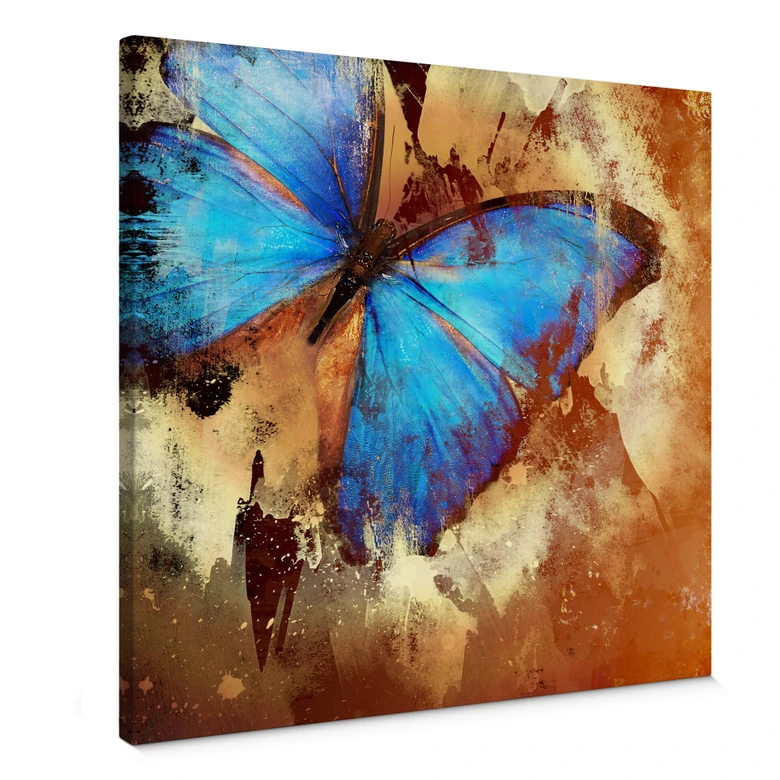 Blue Butterfly Canvas print 