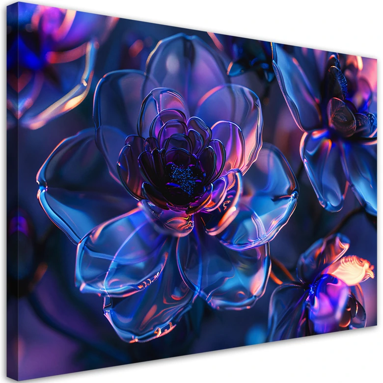 Leinwandbild, Granatapfelblumen - 3D Tiefe 