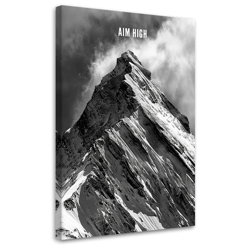 Leinwandbild Berge wollen hoch hinaus 