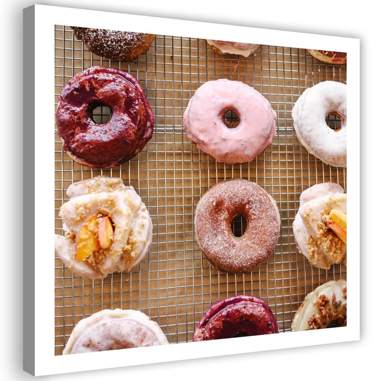 Leinwandbild, Leckere Donuts 