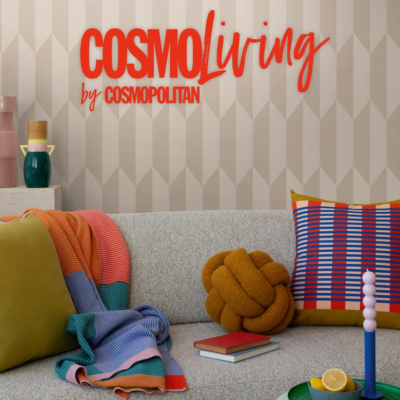 COSMOPOLITAN 3D tapet vardagsrum beige metallic - skimrande Icke-vävd tapet 