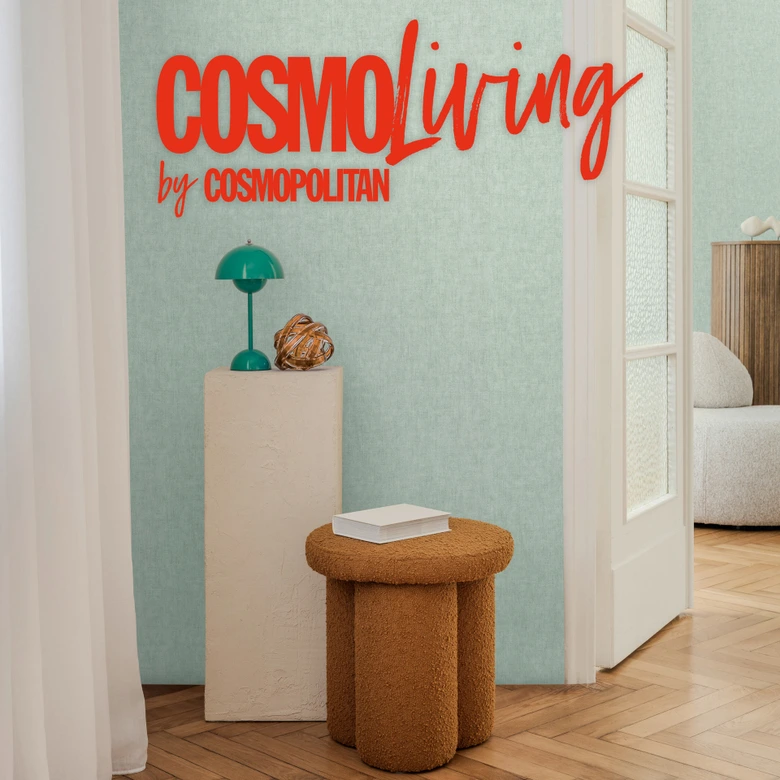 COSMOPOLITAN Uni Tapete Hellgrün Mint - Vliestapete Schlafzimmer Wohnzimmer 