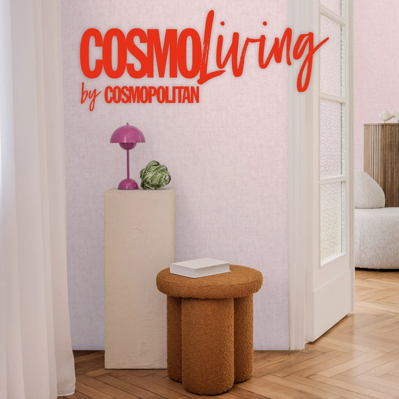 COSMOPOLITAN tapet rosa - modern vanlig Icke-vävd tapet sovrum vardagsrum 