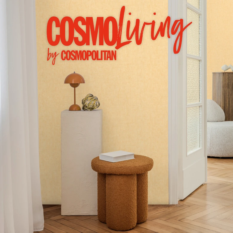 COSMOPOLITAN Vliestapete Gelb - moderne einfarbige Uni Tapete Küche Esszimmer 