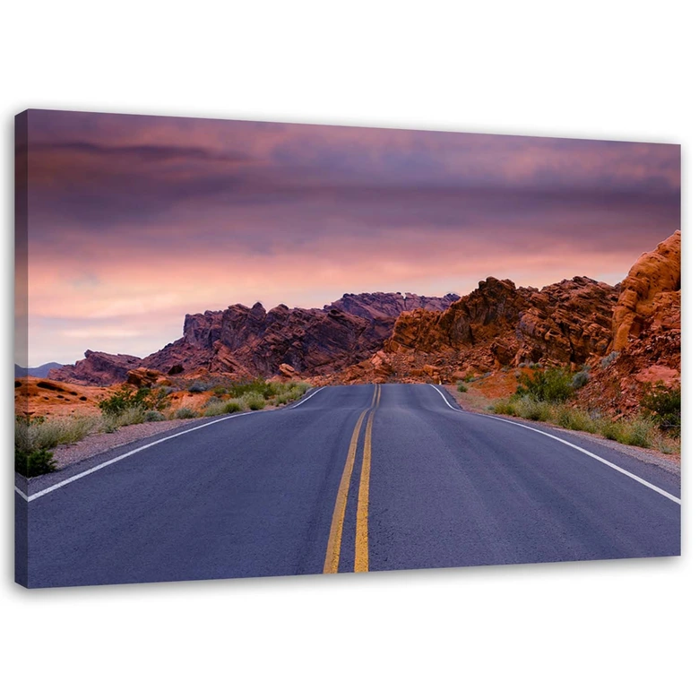 Leinwandbild, Route 66 