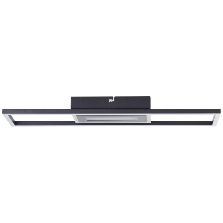 Deckenleuchte Benedikt, schwarz, 55 x 16 cm, Metall Lampe 
