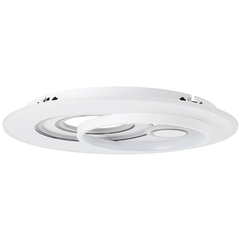 Deckenleuchte Haily, weiß, 49,5 x 6 cm, LED-Deckenleuchte, dimmbar 