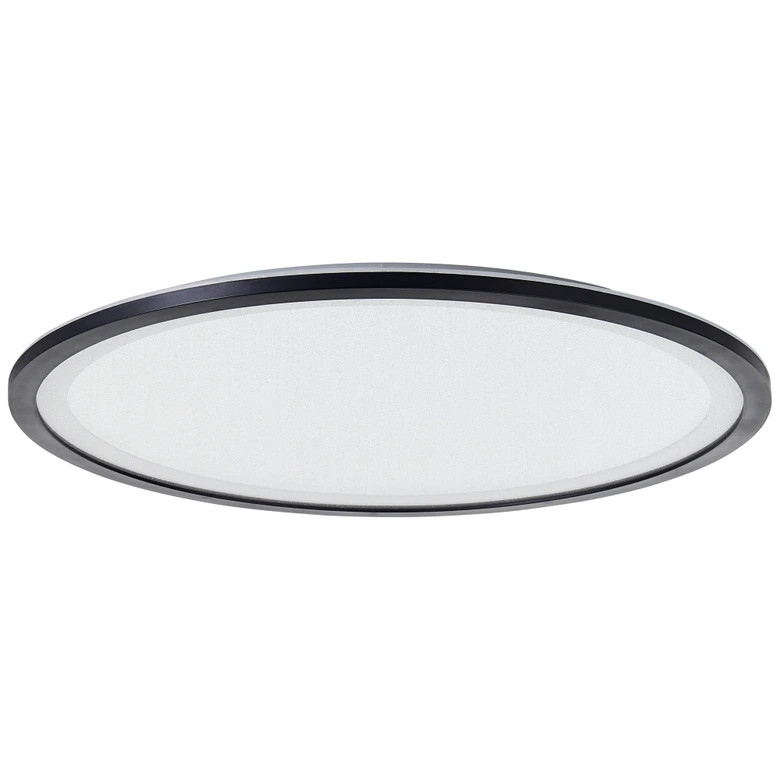 Deckenleuchte Liz, schwarz, 3 x 50 cm, Glitzeroptik 