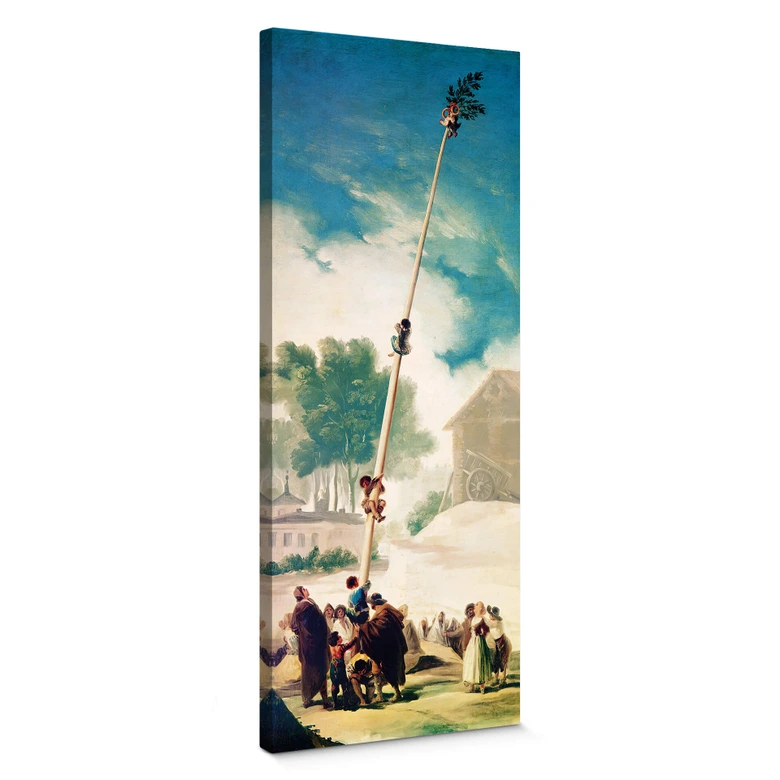 Canvastavla de Goya - Majstången 