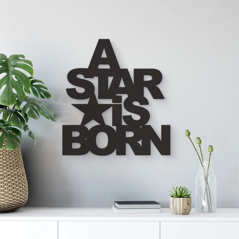 Dekobuchstaben 3D - A Star is Born 