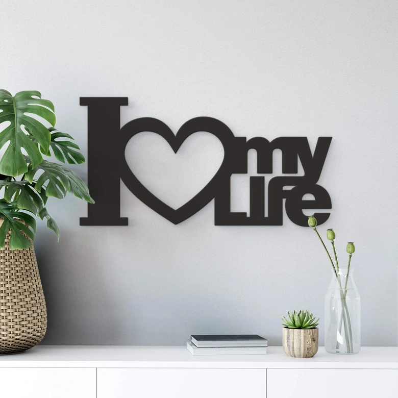 Decoratieletters I Love my Life 