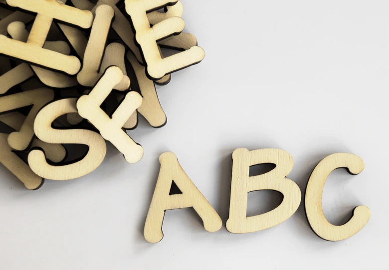 Decorative Letters Tekton – 26 parts alphabet 