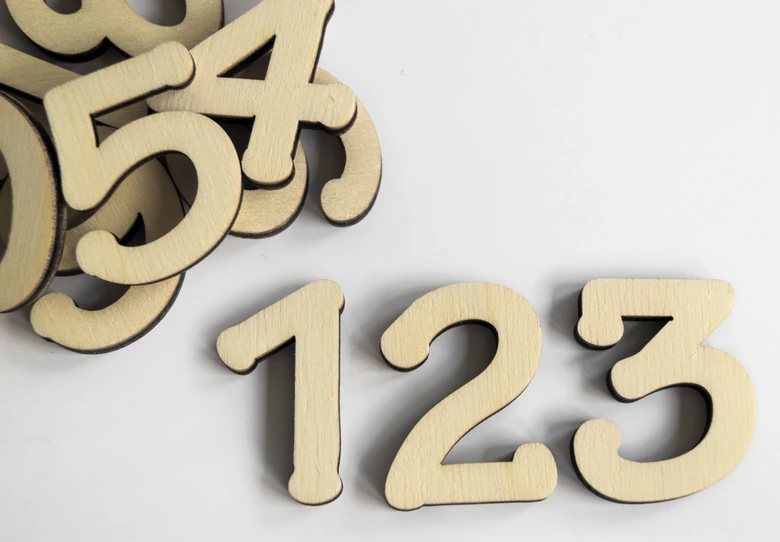 Decorative Letters Tekton – numbers 