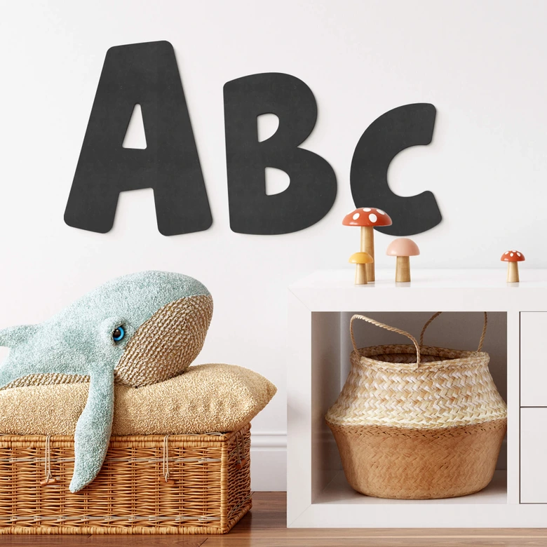 Lettres murales en MDF - Alphabet Kids 