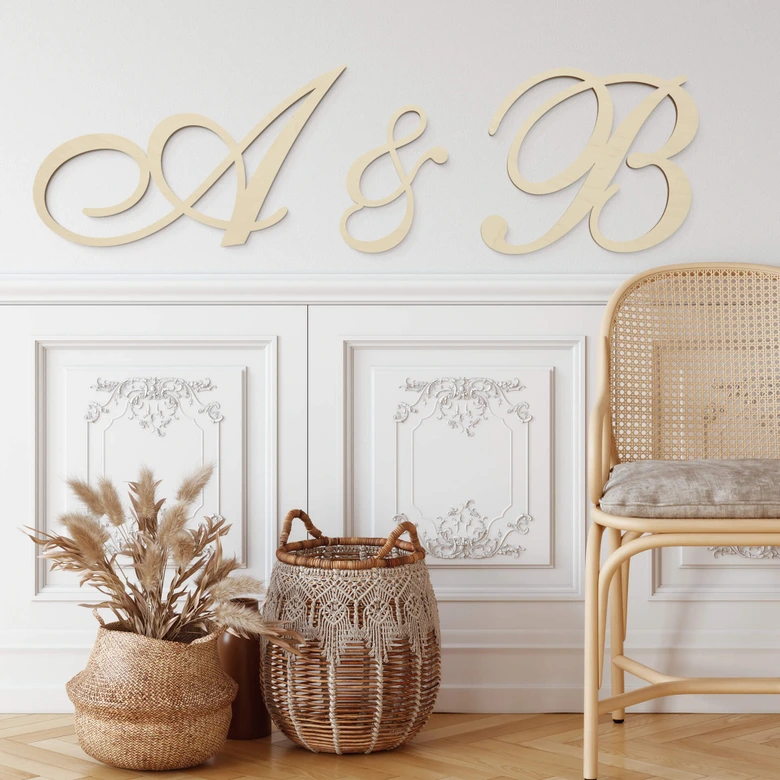 Decorative Letters - Calligraphic Style - Poplar 