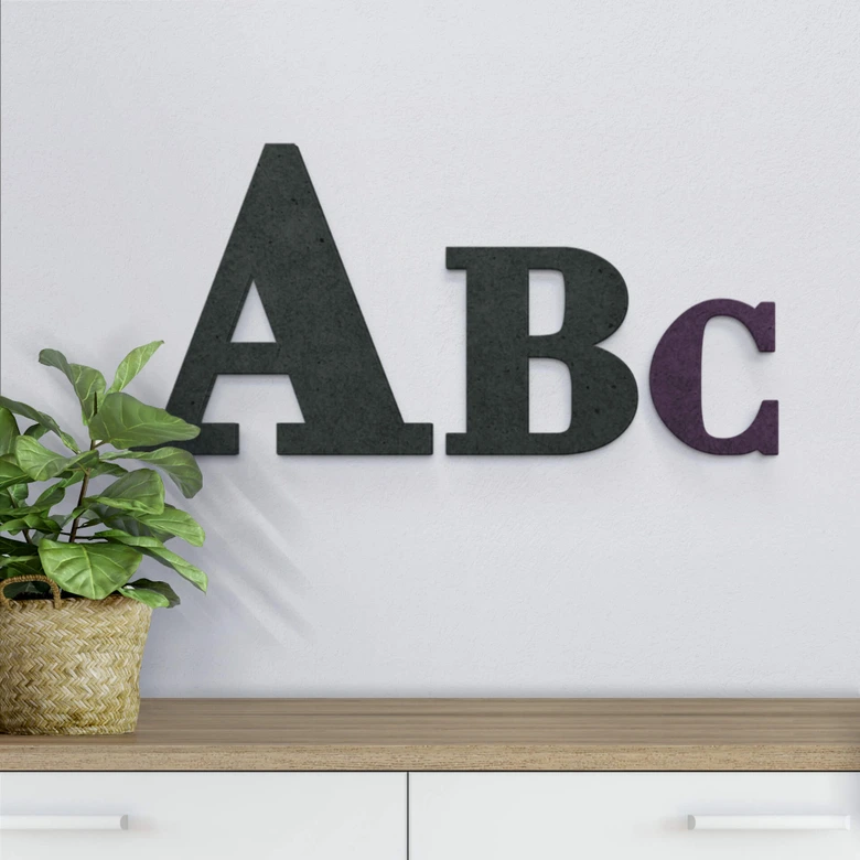 MDF bogstaver - Bodoni 