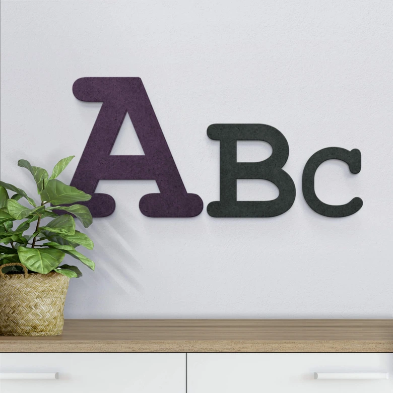 Letras de madera MDF para colgar - Correo 