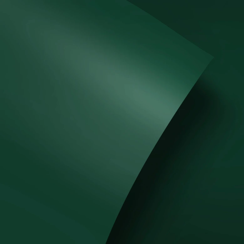 Furniture foil - plain dark green 