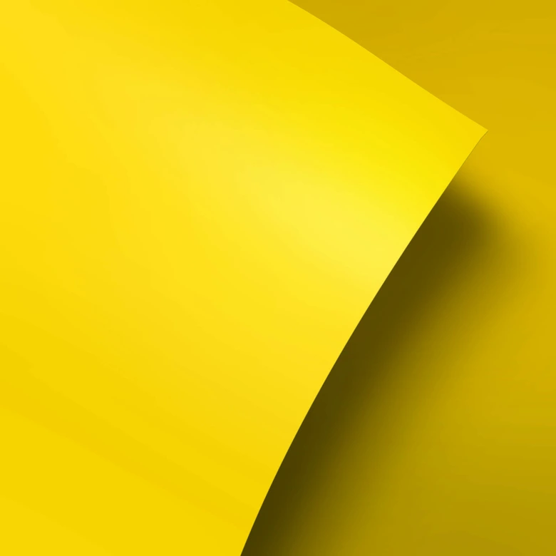 Furniture foil - plain yellow 