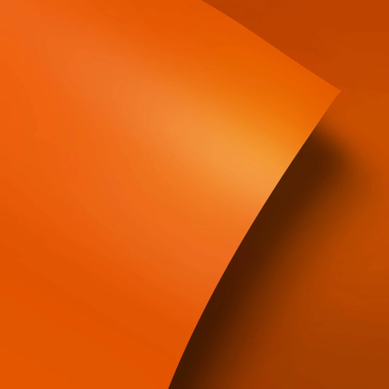 Furniture foil - plain pastel orange 