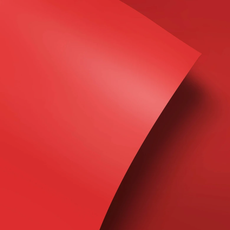 Furniture foil - plain red 
