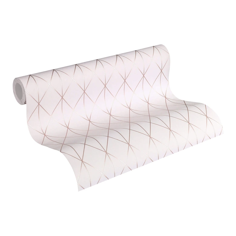 A.S. Création Designdschungel 2 by Laura N. Papier peint géométrique - Rosé 