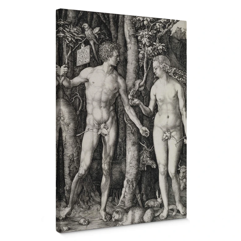 Leinwandbild Dürer - Adam und Eva 