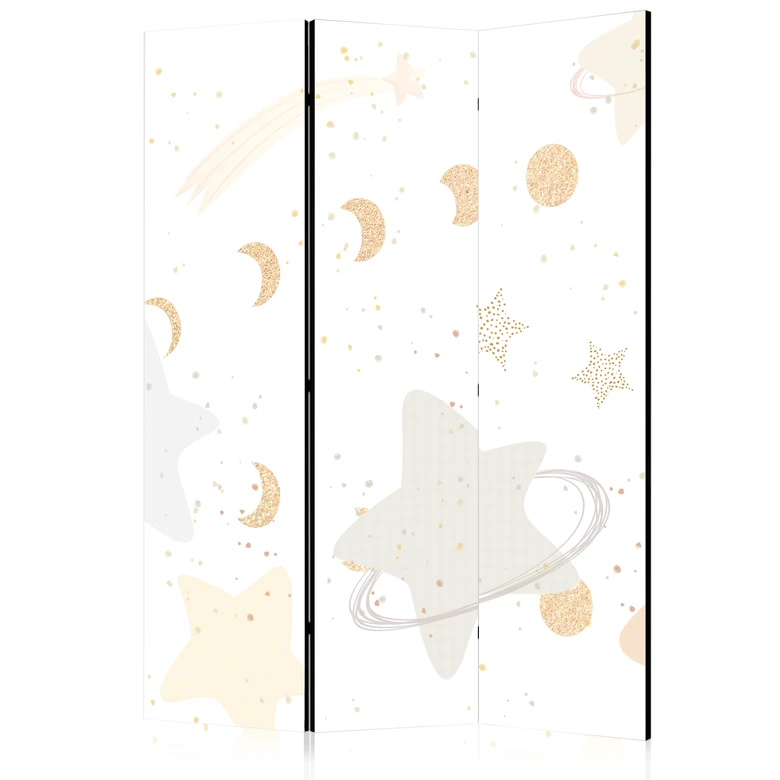 Paravent, Raumteiler freistehend, Trennwand - Fairy-Tale Galaxy 