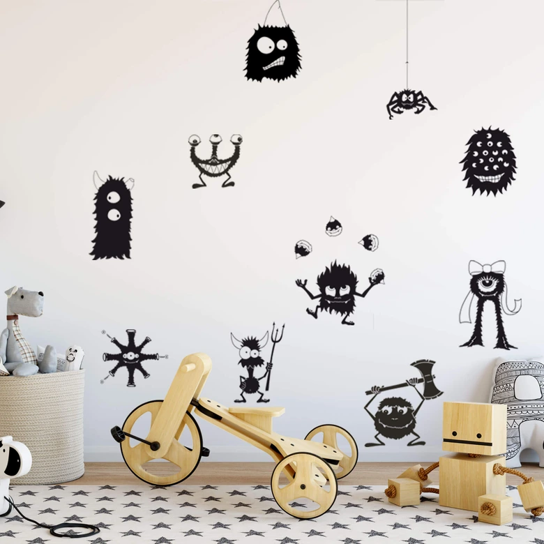 Monsters Set Wall stickers 