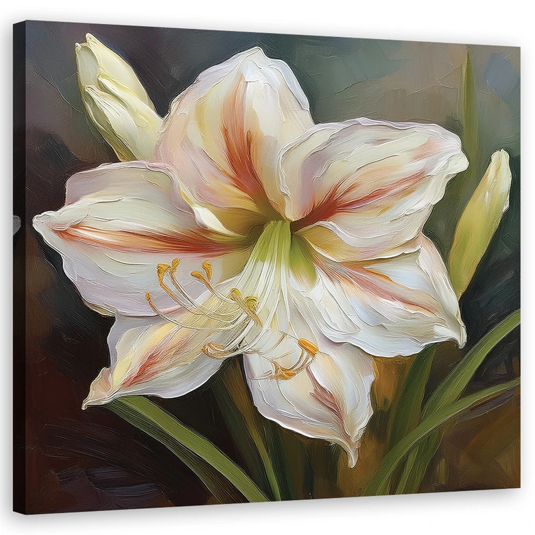 Leinwandbild Blume Lilie Botanicals 