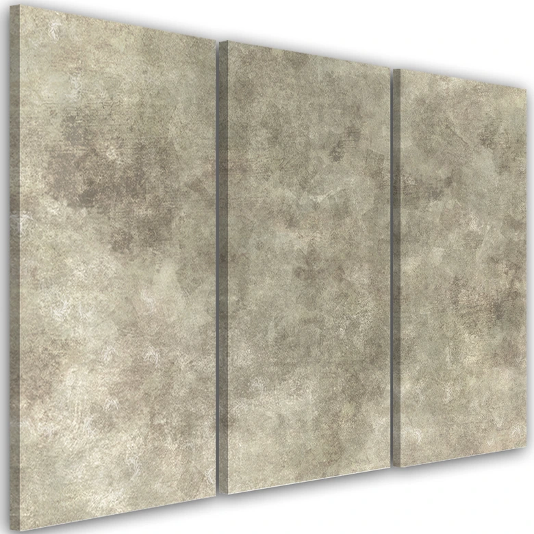 Leinwandbild 3 teilig, Steinwand 