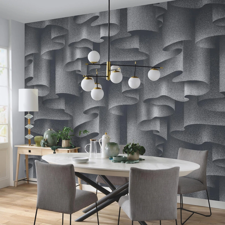 Digitaltapete Drape in 400 cm x 270 cm Fashion for Walls 4 von Guido Maria Kretschmer 