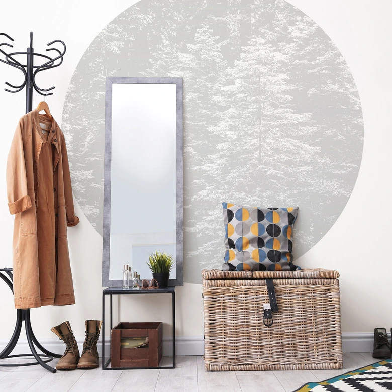 Digitaltapete Hazy Pines in 1,4 m x 1,4 m Fashion for Walls 4 von Guido Maria Kretschmer 