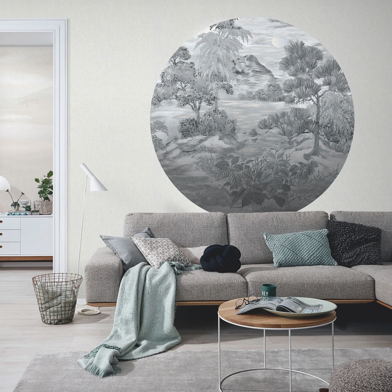 Digitaltapete Fujiyama in 1,4 m x 1,4 m Fashion for Walls 4 von Guido Maria Kretschmer 