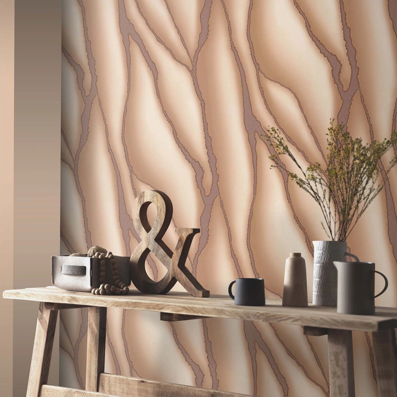 ELLE Decoration 3 tapeta włókninowa beżowa 