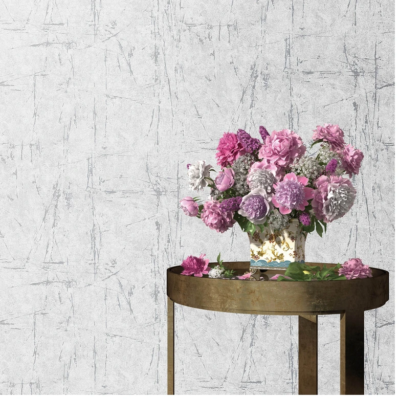 Papel pintado no tejido Erismann Evolution gris 