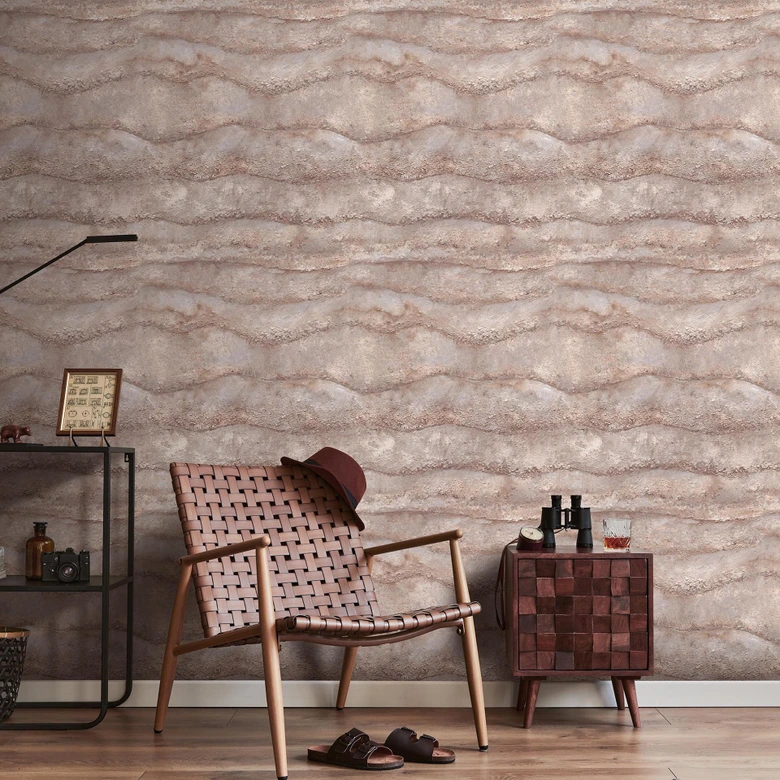 Erismann Vliesbehang Focus Bruin 