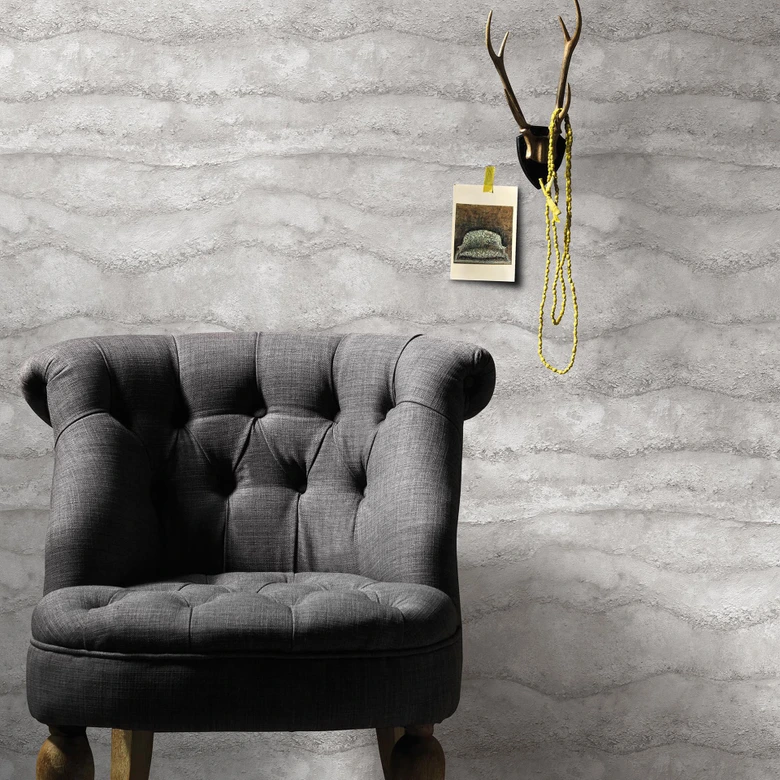 Papier peint intissé Erismann Focus gris 
