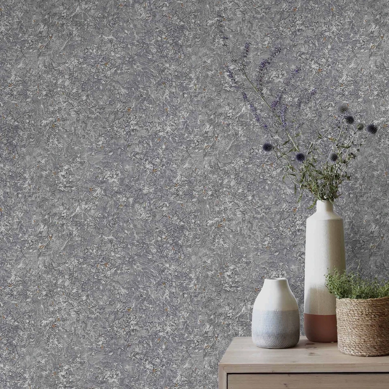 Tapeta flizelinowa Erismann Focus szara 