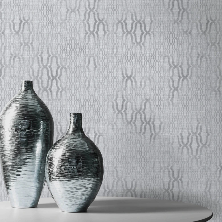 Erismann Vliesbehang Casual Chic Grijs 