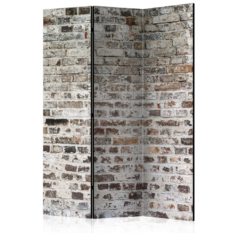 Paravent Séparation de pièce - Vieux murs, 3 pièces 
