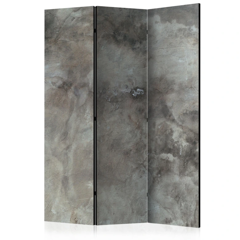 Paravent, Raumteiler freistehend, Trennwand - Hagelwolke, 3-teilig - 135x172 cm 