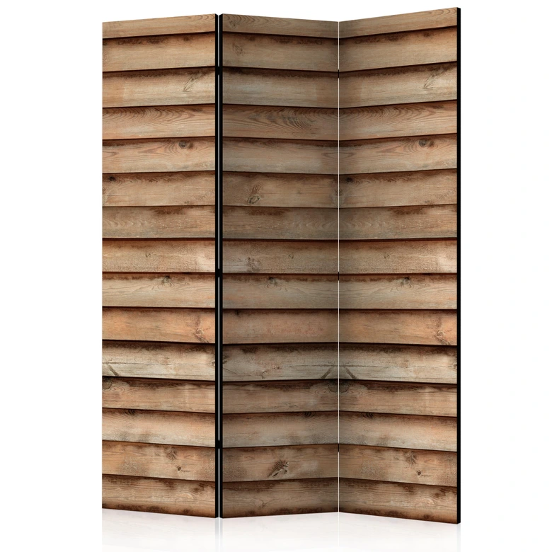 Paravent, Raumteiler freistehend, Trennwand - Wüstenparallel, 3-teilig - 135x172 cm 