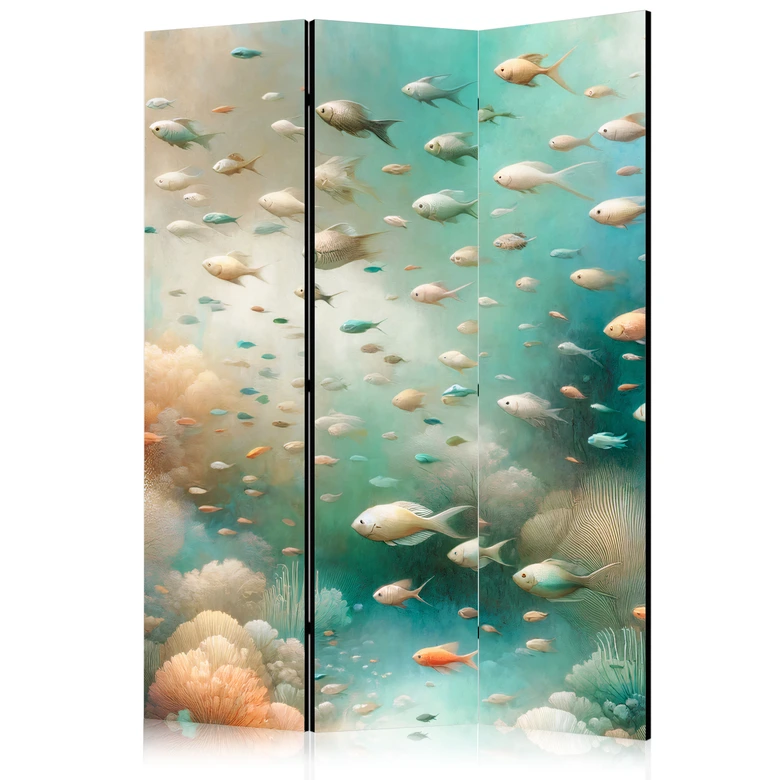 Paravent, Raumteiler freistehend, Trennwand - Spectacular Underwater Landscape 