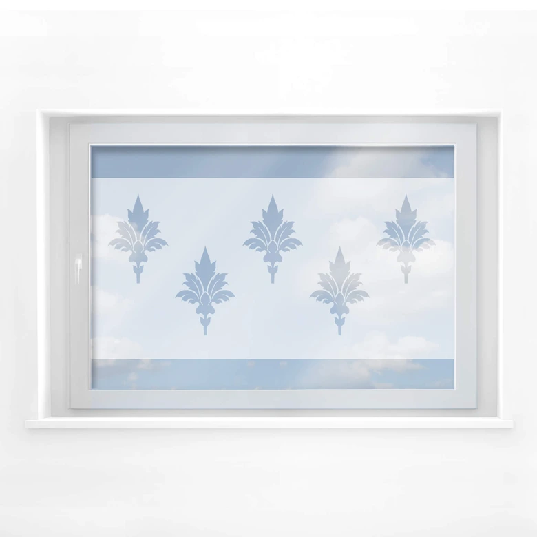 Fensterdekor Retro-Muster 
